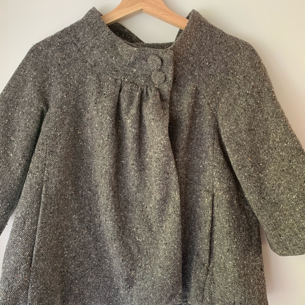 Old navy tweed jacket.